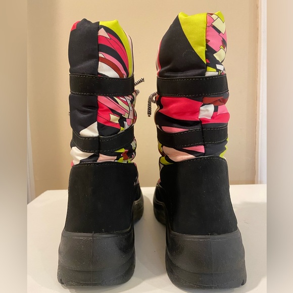 FINAL $ No Offers Emilio Pucci Authentic Classic Pink 60s Mod Design Moon Boots - Picture 12 of 13